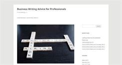Desktop Screenshot of business-writing.proof-reading.com